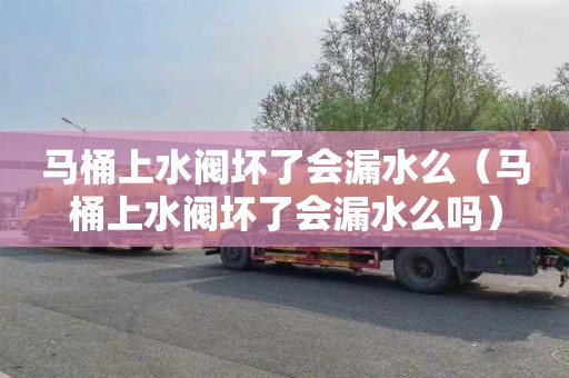 马桶上水阀坏了会漏水么（马桶上水阀坏了会漏水么吗）