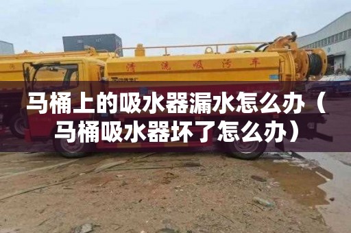 马桶上的吸水器漏水怎么办（马桶吸水器坏了怎么办）