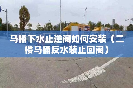 马桶下水止逆阀如何安装（二楼马桶反水装止回阀）