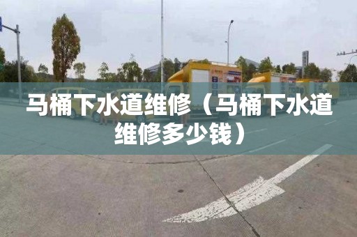 马桶下水道维修（马桶下水道维修多少钱）
