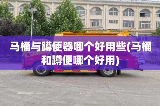 马桶与蹲便器哪个好用些(马桶和蹲便哪个好用)