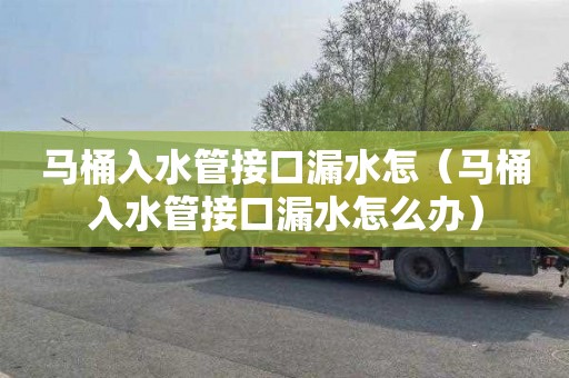 马桶入水管接口漏水怎（马桶入水管接口漏水怎么办）