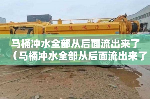 马桶冲水全部从后面流出来了（马桶冲水全部从后面流出来了怎么办）