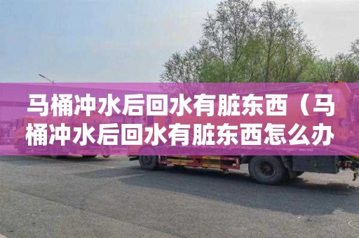 马桶冲水后回水有脏东西（马桶冲水后回水有脏东西怎么办）