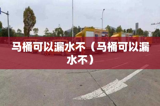 马桶可以漏水不（马桶可以漏水不）