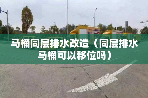 马桶同层排水改造（同层排水马桶可以移位吗）