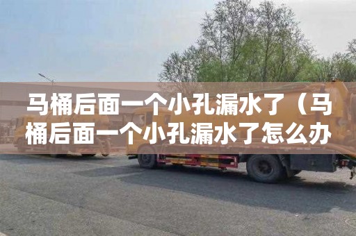 马桶后面一个小孔漏水了（马桶后面一个小孔漏水了怎么办）