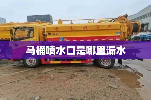 马桶喷水口是哪里漏水