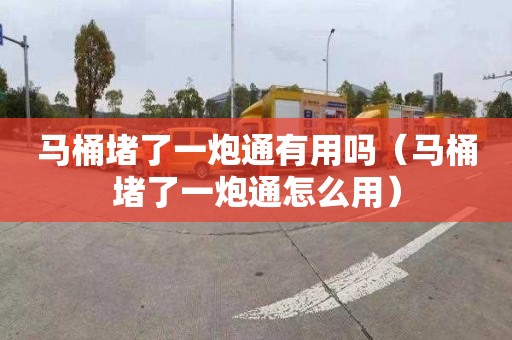 马桶堵了一炮通有用吗（马桶堵了一炮通怎么用）