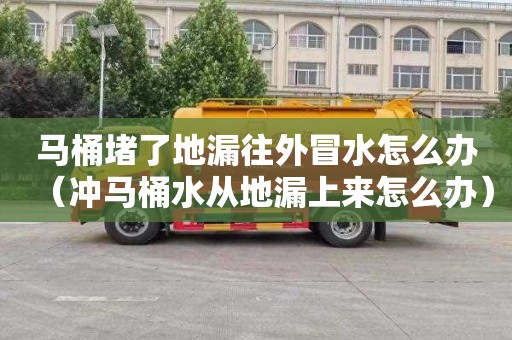 马桶堵了地漏往外冒水怎么办（冲马桶水从地漏上来怎么办）