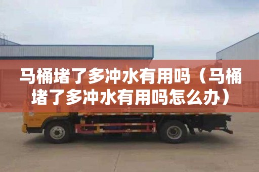 马桶堵了多冲水有用吗（马桶堵了多冲水有用吗怎么办）