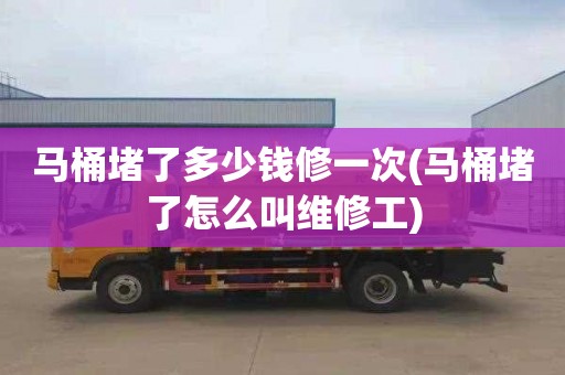 马桶堵了多少钱修一次(马桶堵了怎么叫维修工)