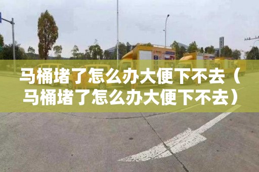 马桶堵了怎么办大便下不去（马桶堵了怎么办大便下不去）