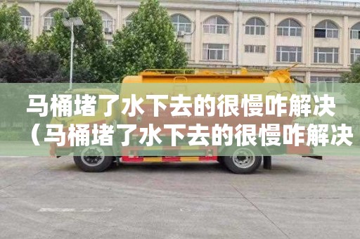 马桶堵了水下去的很慢咋解决（马桶堵了水下去的很慢咋解决啊）