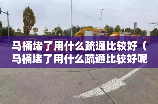 马桶堵了用什么疏通比较好（马桶堵了用什么疏通比较好呢）