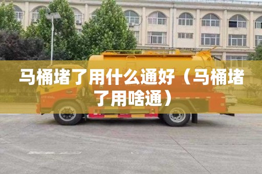 马桶堵了用什么通好（马桶堵了用啥通）