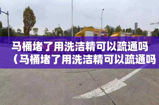 马桶堵了用洗洁精可以疏通吗（马桶堵了用洗洁精可以疏通吗）