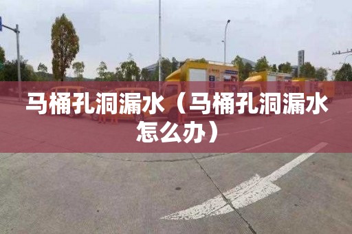 马桶孔洞漏水（马桶孔洞漏水怎么办）