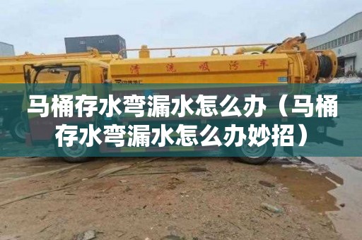 马桶存水弯漏水怎么办（马桶存水弯漏水怎么办妙招）