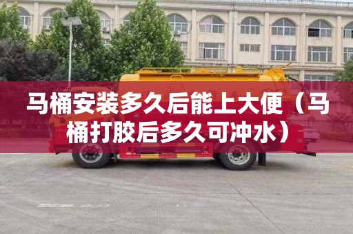 马桶安装多久后能上大便（马桶打胶后多久可冲水）