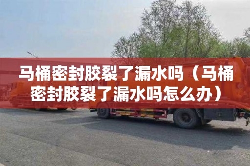 马桶密封胶裂了漏水吗（马桶密封胶裂了漏水吗怎么办）