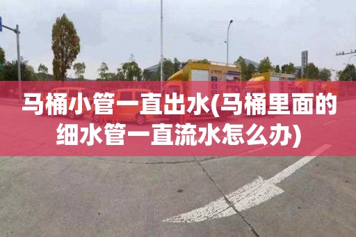 马桶小管一直出水(马桶里面的细水管一直流水怎么办)