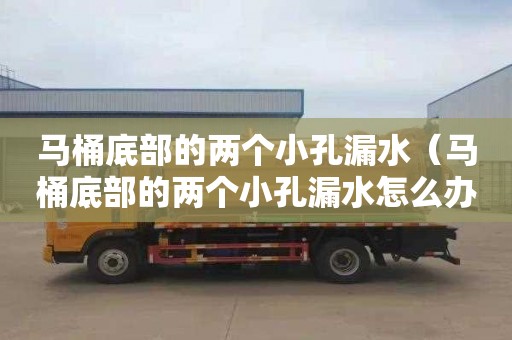 马桶底部的两个小孔漏水（马桶底部的两个小孔漏水怎么办）