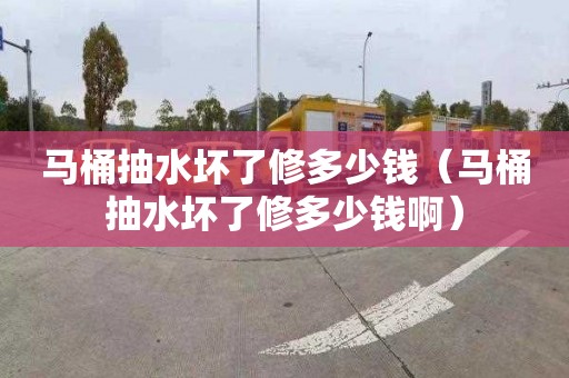 马桶抽水坏了修多少钱（马桶抽水坏了修多少钱啊）