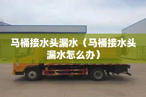 马桶接水头漏水（马桶接水头漏水怎么办）