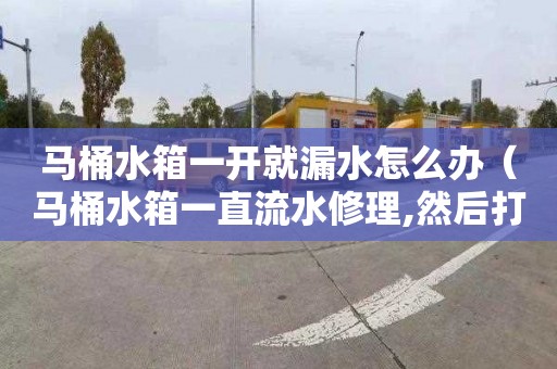 马桶水箱一开就漏水怎么办（马桶水箱一直流水修理,然后打开水龙头就好了）