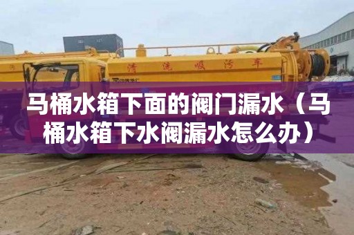马桶水箱下面的阀门漏水（马桶水箱下水阀漏水怎么办）