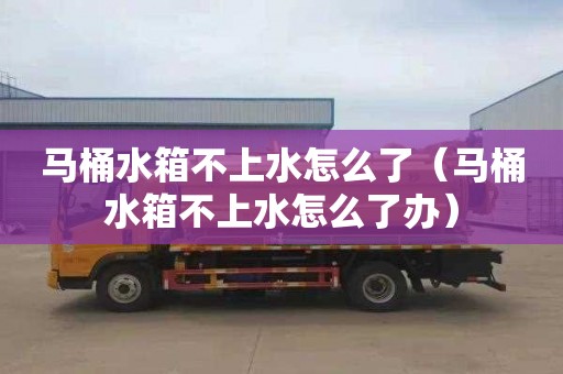 马桶水箱不上水怎么了（马桶水箱不上水怎么了办）