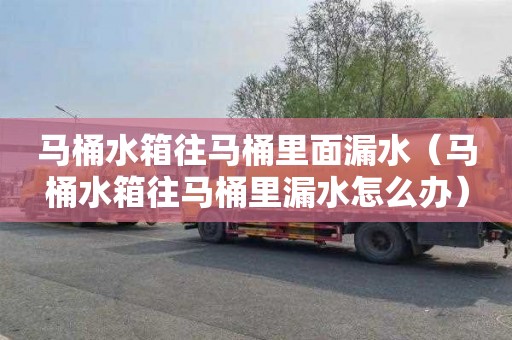 马桶水箱往马桶里面漏水（马桶水箱往马桶里漏水怎么办）