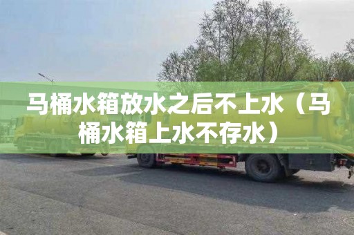 马桶水箱放水之后不上水（马桶水箱上水不存水）