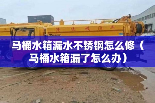 马桶水箱漏水不锈钢怎么修（马桶水箱漏了怎么办）