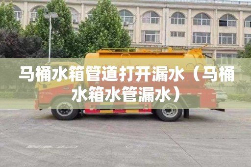 马桶水箱管道打开漏水（马桶水箱水管漏水）