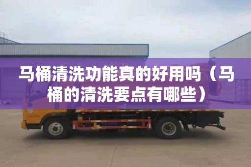 马桶清洗功能真的好用吗（马桶的清洗要点有哪些）