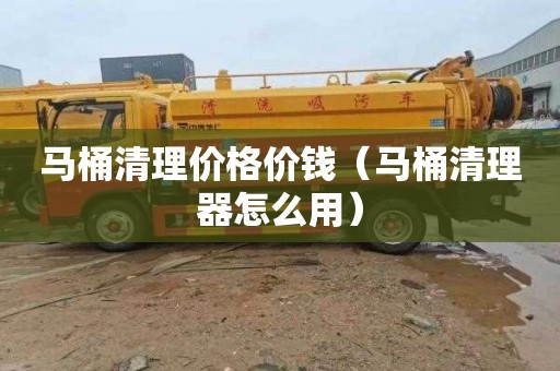 马桶清理价格价钱（马桶清理器怎么用）