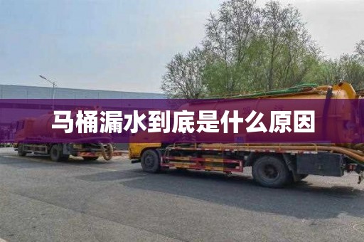 马桶漏水到底是什么原因
