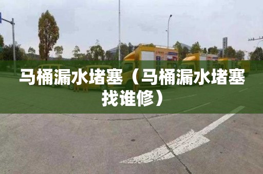 马桶漏水堵塞（马桶漏水堵塞找谁修）