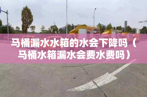 马桶漏水水箱的水会下降吗（马桶水箱漏水会费水费吗）