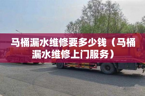 马桶漏水维修要多少钱（马桶漏水维修上门服务）