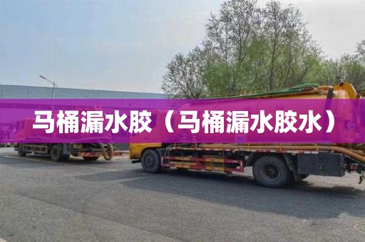 马桶漏水胶（马桶漏水胶水）