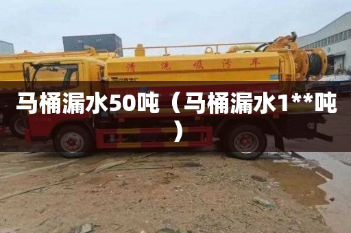 马桶漏水50吨（马桶漏水1**吨）