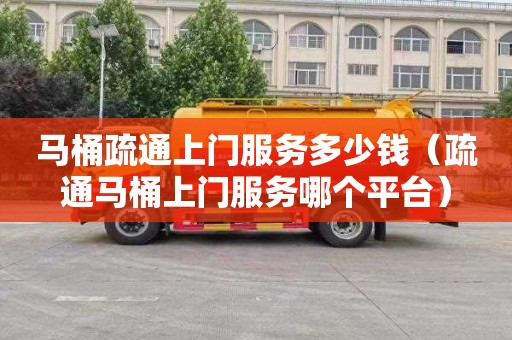 马桶疏通上门服务多少钱（疏通马桶上门服务哪个平台）