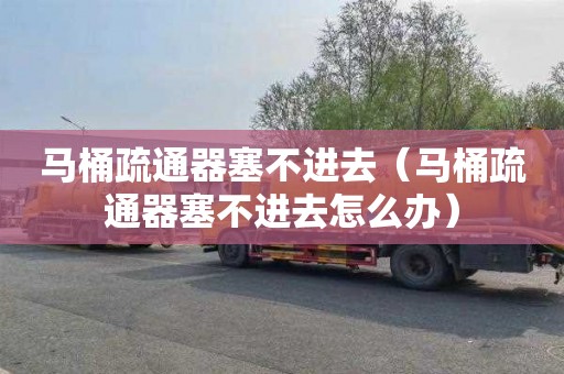 马桶疏通器塞不进去（马桶疏通器塞不进去怎么办）