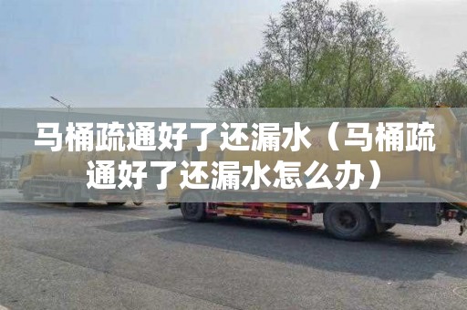 马桶疏通好了还漏水（马桶疏通好了还漏水怎么办）