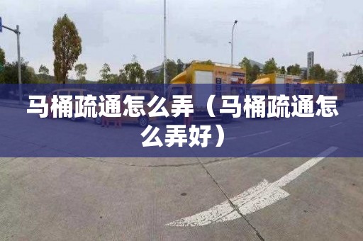 马桶疏通怎么弄（马桶疏通怎么弄好）