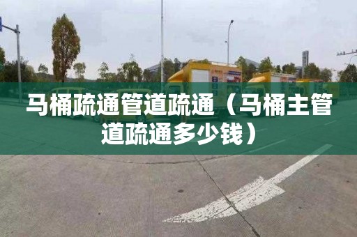 马桶疏通管道疏通（马桶主管道疏通多少钱）
