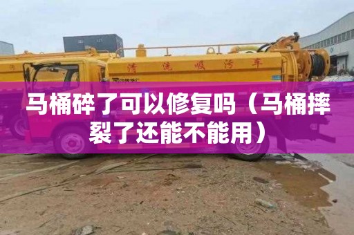 马桶碎了可以修复吗（马桶摔裂了还能不能用）